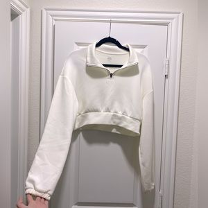 Cropped Quarter Zip